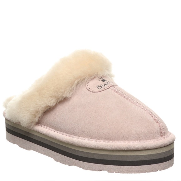 Bearpaw Retro Loki Pale Pink Slides - Picture 2 of 8